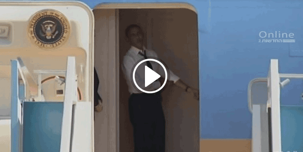 Obama o ismi kapıda böyle bekledi: Hadi gel gidelim