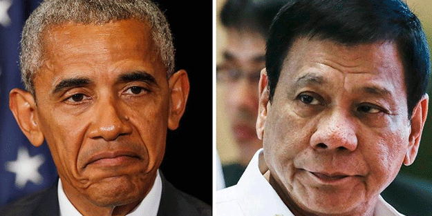Obama kendisine küfreden Duterte ile görüştü