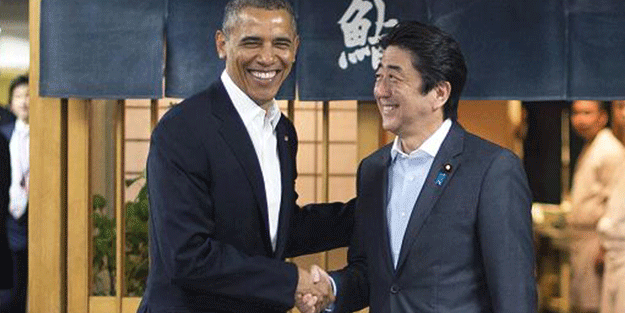 Obama'dan Şinzo Abe'ye Rusya uyarısı!