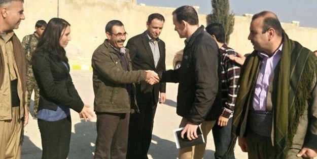 Obama'nın temsilcisi PKK ile el sıkıştı!