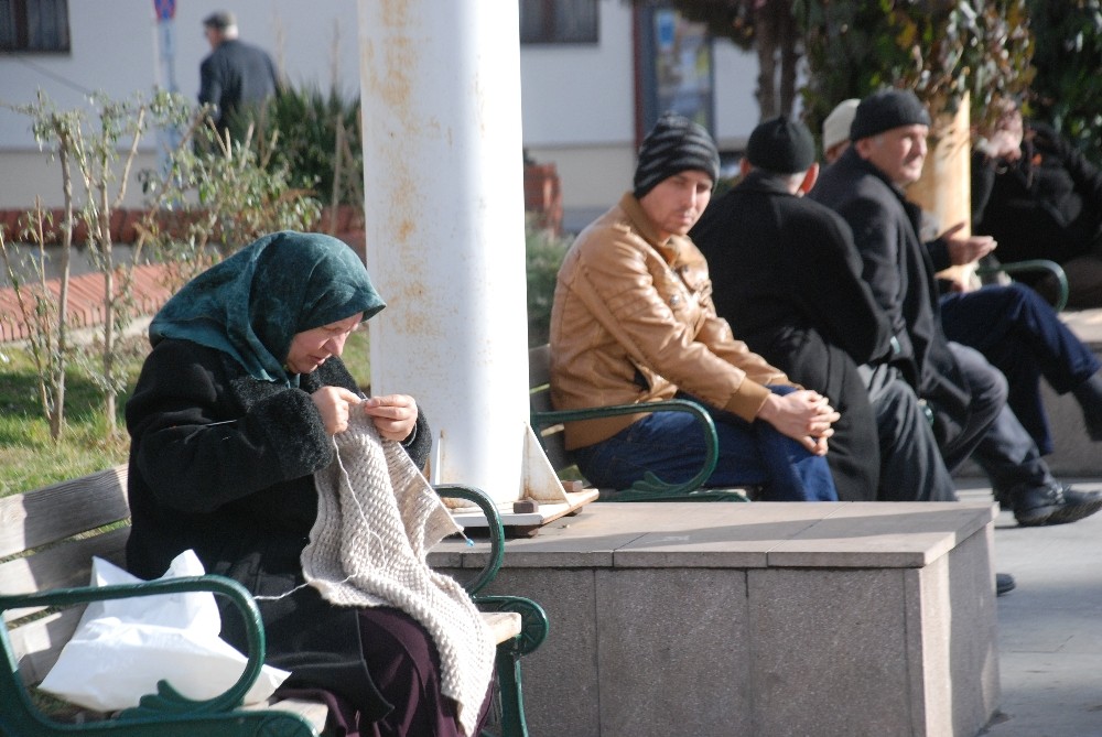 Ocak ayında güneşin tadını çıkardılar 