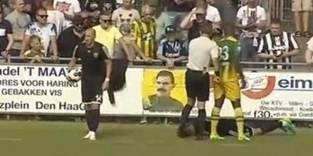 Türk taraftarları çıldırtan Öcalan posteri!