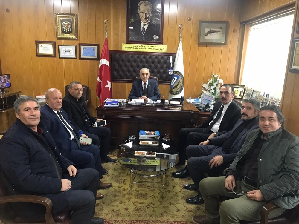Oda başkanlarından geçmiş olsun ziyareti 