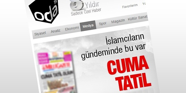 Oda tv'den Cuma tatili hazımsızlığı