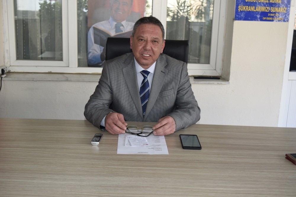 Ödemiş CHP İlçe Başkanı istifa etti 