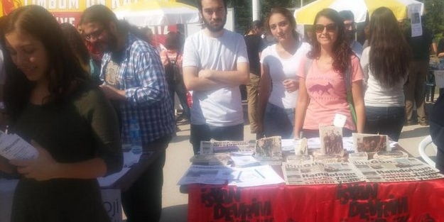 ODTÜ'de skandal stand!