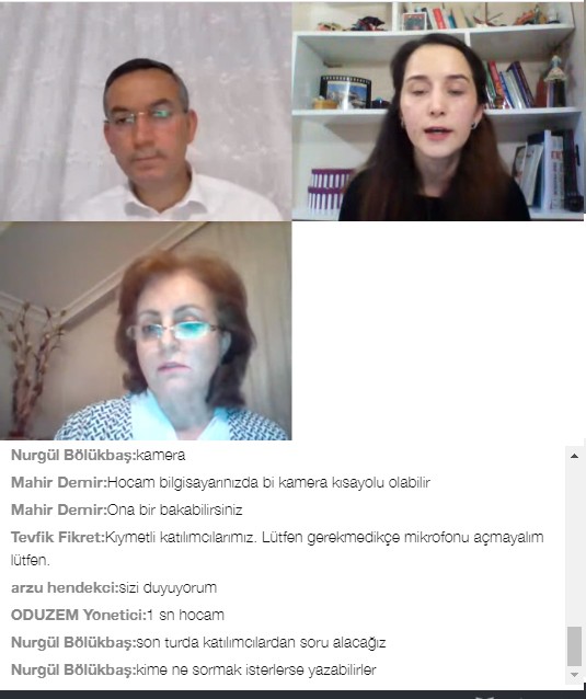 ODÜ’de online panel 