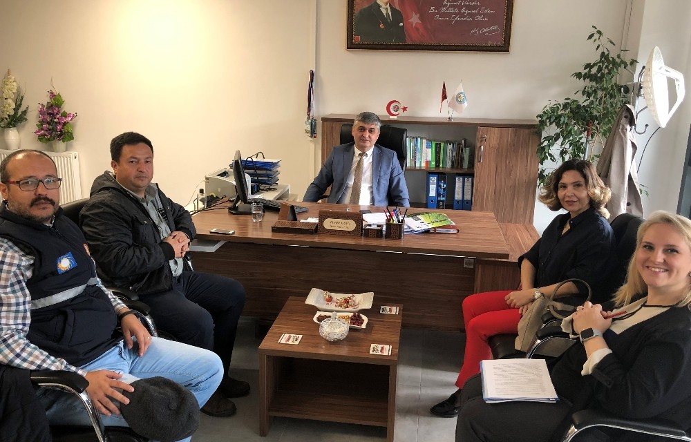 Ödül kazanan projeyi görüştüler 