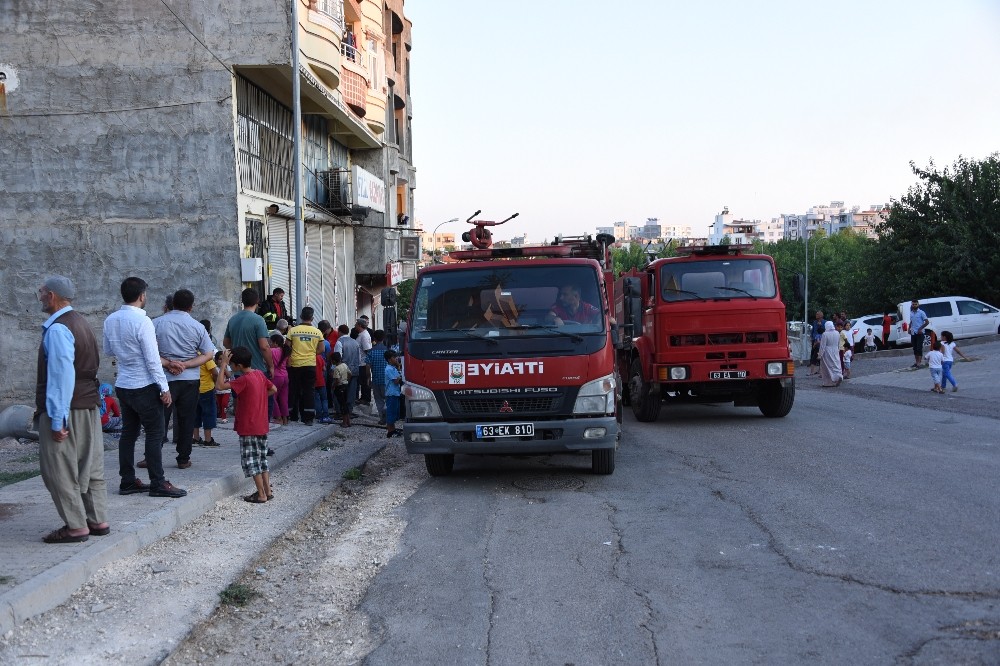 Odunluk yangınında faciadan dönüldü 