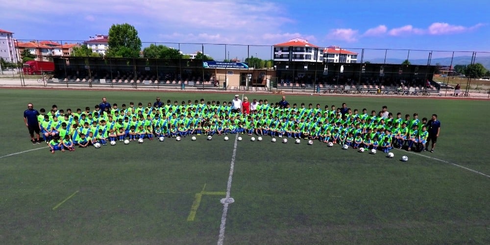 Odunpazarı Belediyesi Futbol Yaz Okulu çalışmaları 