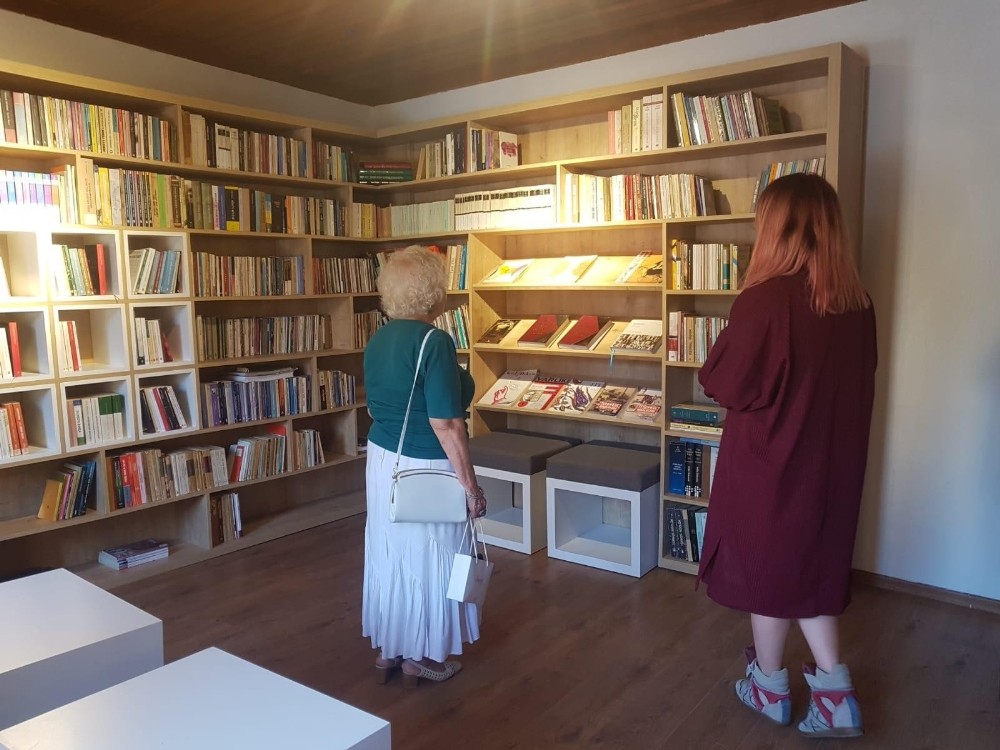 Odunpazarı Belediyesi tarafından açılışı yapılan Behramoğlu Kitaplığına büyük ilgi 