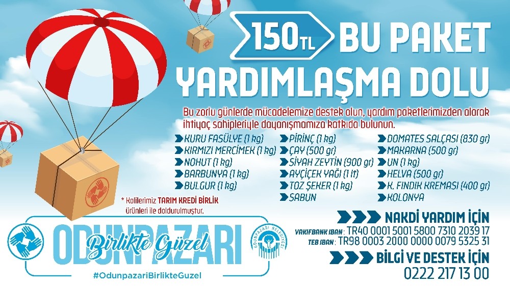 Odunpazarı Belediyesi’nden dayanışma kampanyası 