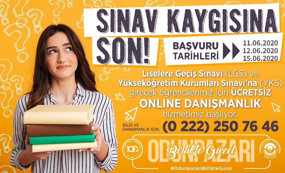 Odunpazarı’ndan LGS ve YKS’ye girecek olanlara online psikolojik danışmanlık 