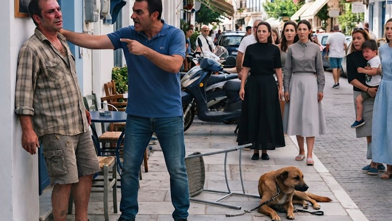 Oğlunu ısıran köpeği de köpeğin sahibini de dövdü!