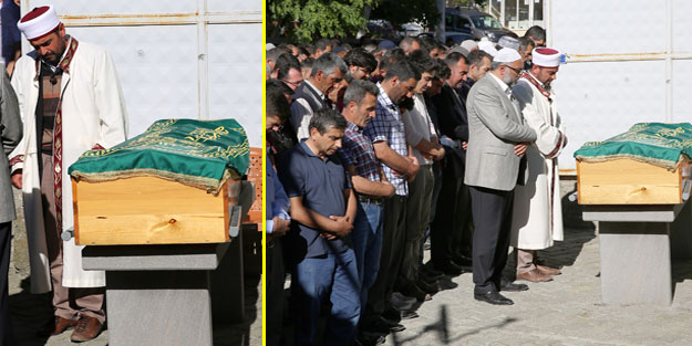 Oğlunun cenaze namazını ağlayarak kıldırdı