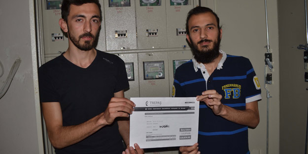 Öğrenci evine 120 bin lira fatura