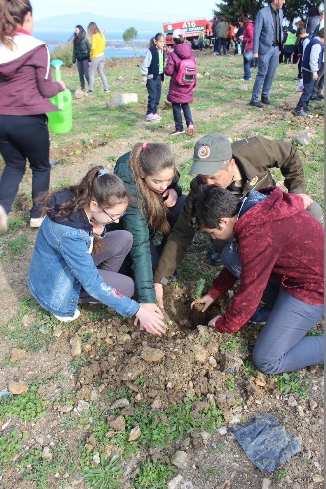 Öğrenciler, Dünya Ormancılık Günü’nde fidanları toprakla buluşturdu 