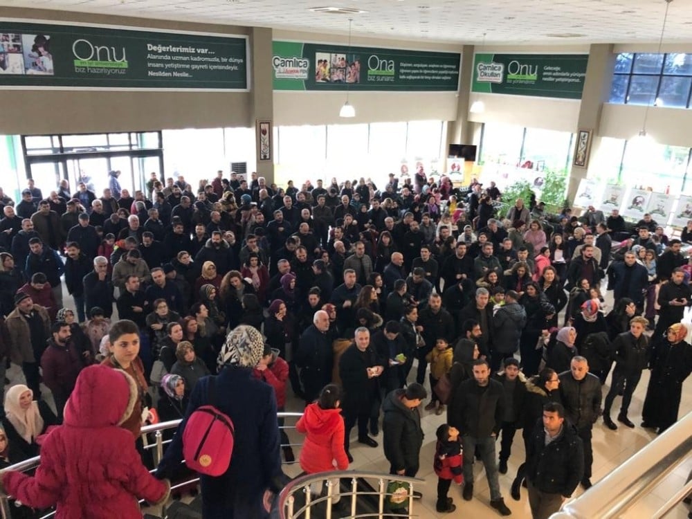 Öğrenciler kadar veliler de heyecanlıydı 