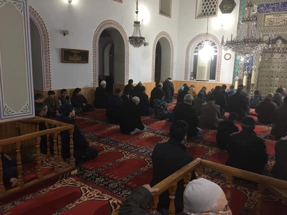 Öğrenciler sabah namazında buluştu 