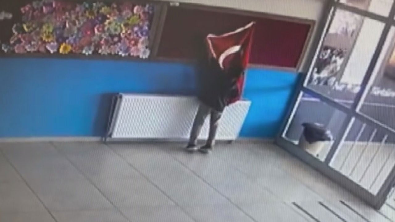 Öğrencilerden alkış alan davranış! Türk bayrağını görünce kayıtsız kalmadılar