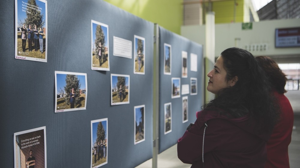 Öğrencilerden anlamlı sergi 