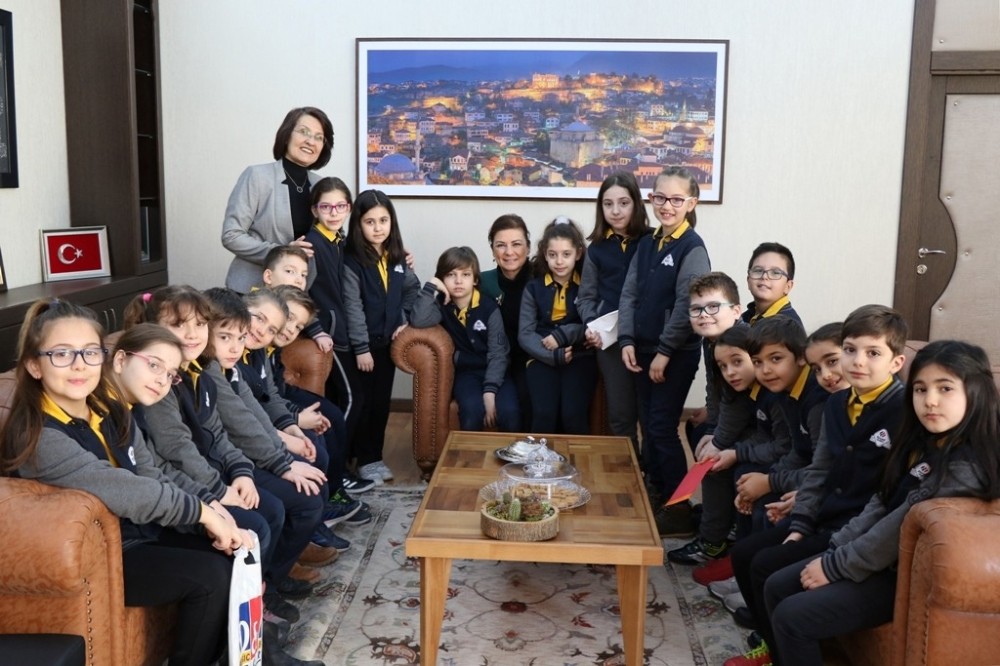 Öğrencilerden Başkan Köse’ye ziyaret 