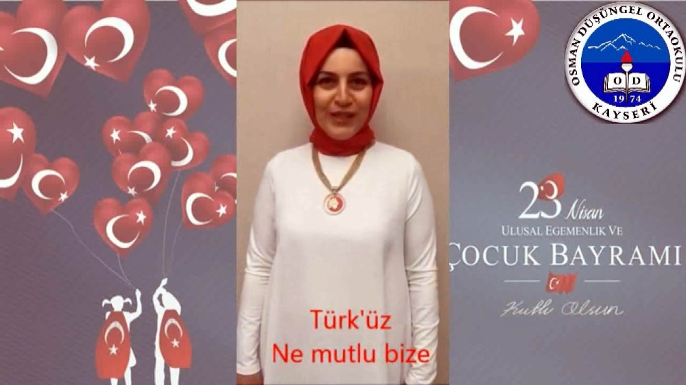 Öğrencilerin sesiyle öğretmenlerden 23 Nisan mesajı 