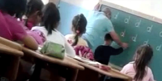 Öğrencisine şiddet uygulayan öğretmene soğuk duş!