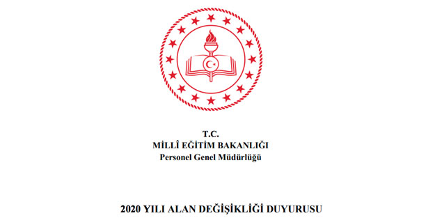 Öğretmen alan değişikliği sonuçları açıklandı mı? 2020 öğretmen alan değişikliği göreve başlama tarihi ne zaman?