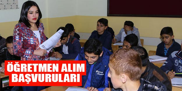 Öğretmen alımları son dakika başvuru şartları neler?