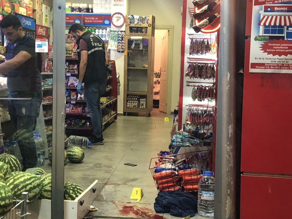 Öğretmen marketçiyi vurdu 