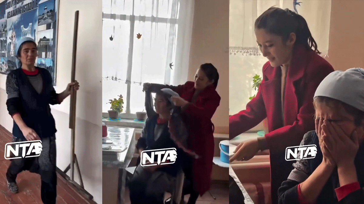 Öğretmen okul temizlikçisinin gözlerini bağladı! İzleyenlerin boğazı düğümlendi herkes ağladı! Siz de ağlayacaksınız!!!