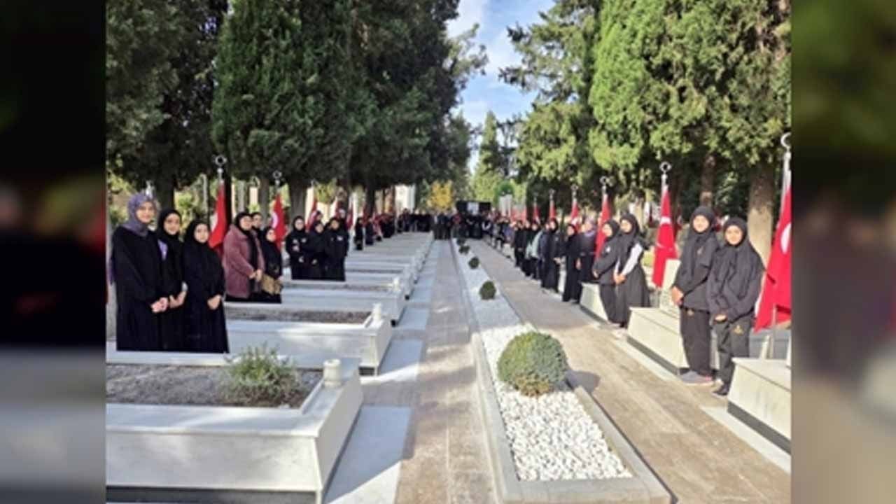 Öğretmenler Günü’nde anlamlı ziyaret! Şehit Öğretmenler Abidesi doldu taştı