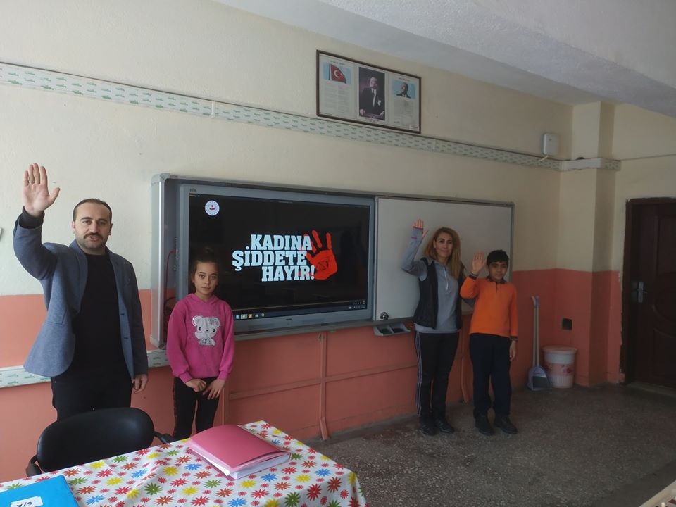 Öğretmenler “Kadına yönelik şiddete” dikkat çekmek için kısa film çekti 