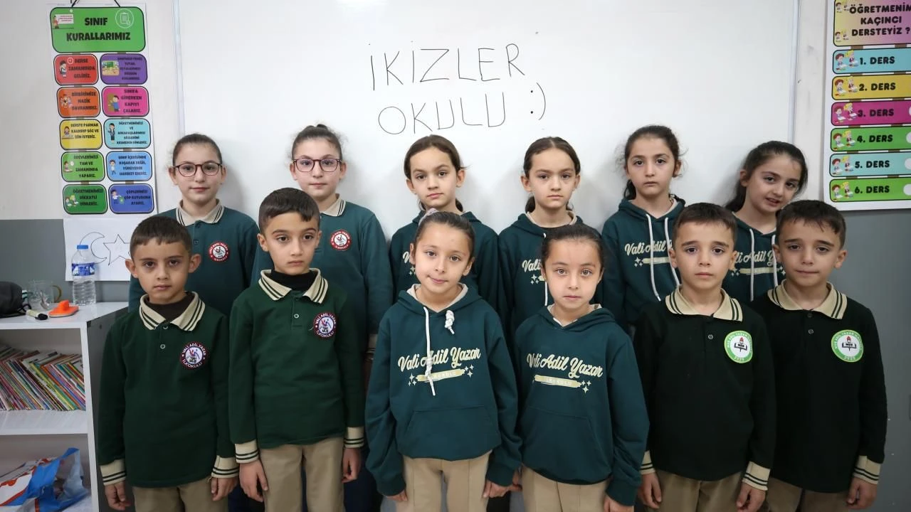Öğretmenleri bile karıştırıyor: Muş'taki o okulda 21 ikiz öğrenci var!