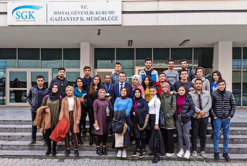 Oğuzeli MYO öğrencilerinden SGK’ya gezi 