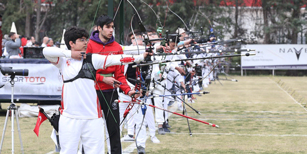 Okçulukta Türkiye Kupası 1. ayak yarışması, Antalya'da başladı
