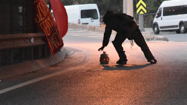 Okmeydanı'nda şüpheli paket tedbiri