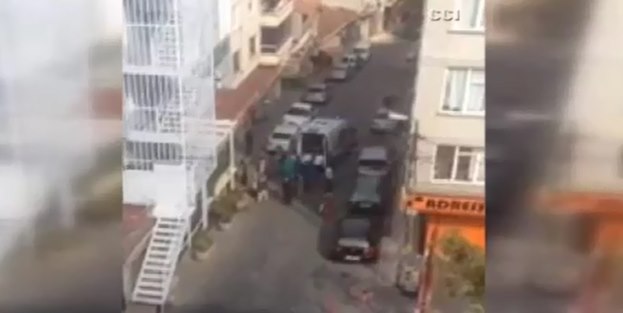 Okmeydanı’ndaki çatışma böyle görüntülendi!