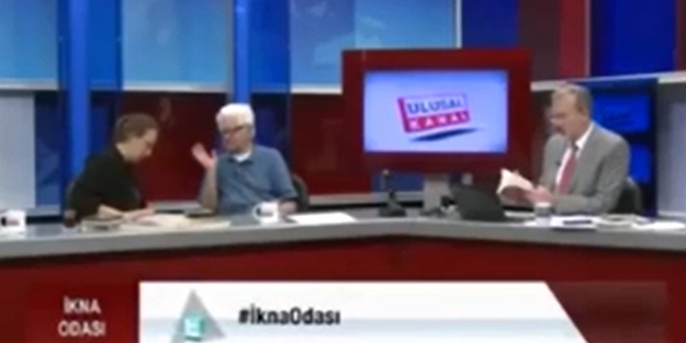 Oktay Sinanoğlu canlı yayında karısına ağır hakaret etti