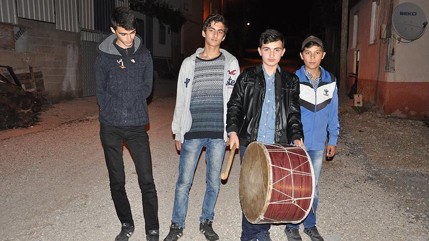 Okul birincisinin sahur nöbeti