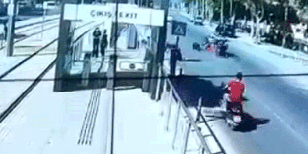 Okul dönüşü kahreden kazanın görüntüleri ortaya çıktı