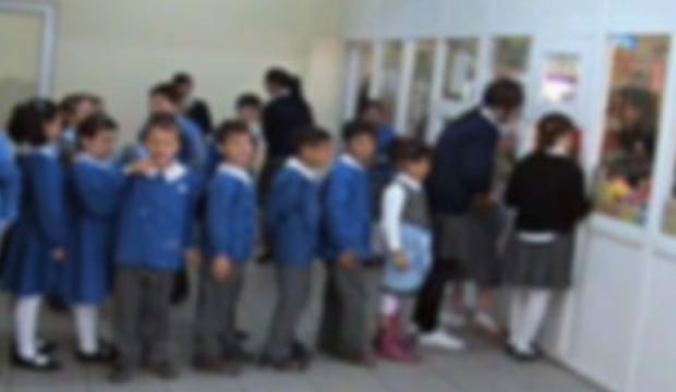 Okul kantininde akılalmaz olay!