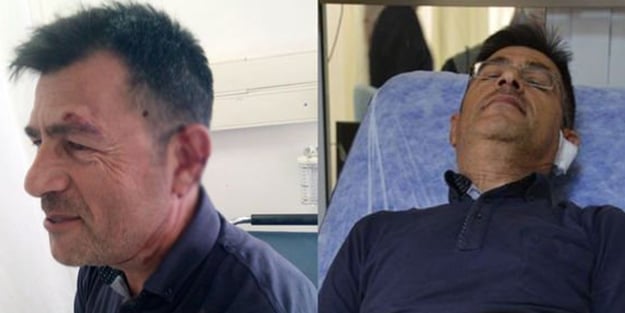 Okul müdürü tebligatı verdiği sırada veli bir anda..!