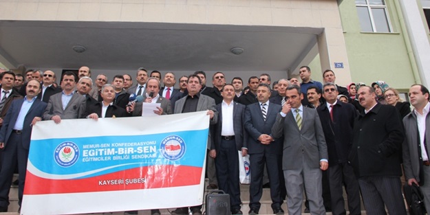 Okul müdürüne yapılan darp ile ilgili basın açıklaması