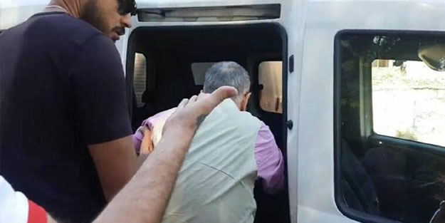 Okul önündeki otobüs durağında skandal!