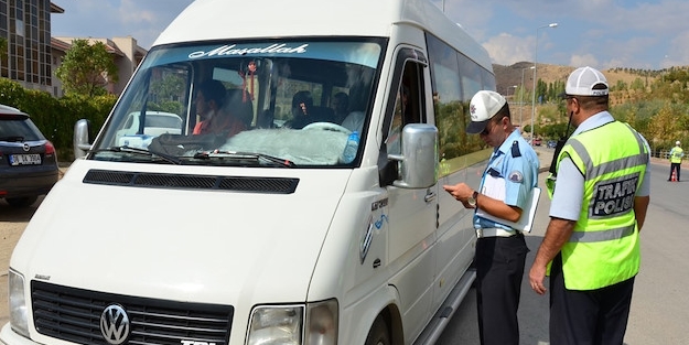 Okul servislerine ceza yağdı!