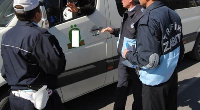 Okul servislerine kış denetimi