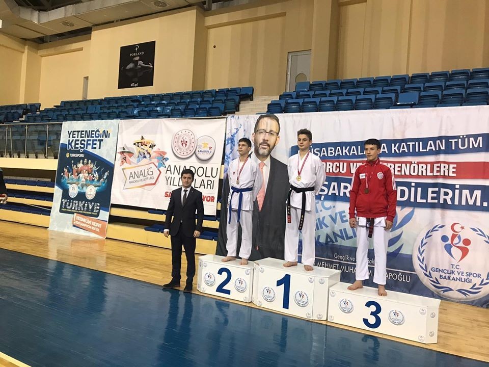 Okul Sporları Karate Müsabakaları sona erdi 
