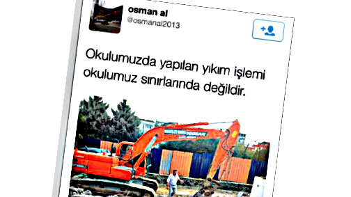 ‘Okul yıkıldı’ yalanı